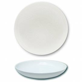 Seville Breath deep plate white 22 cm